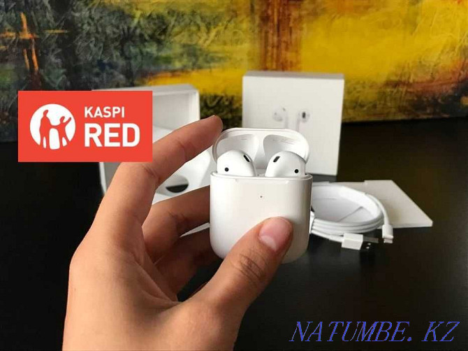 Рассрочка RЕD! Новые AirPods 2 Premium EAC Беспроводные Павлодар - изображение 2