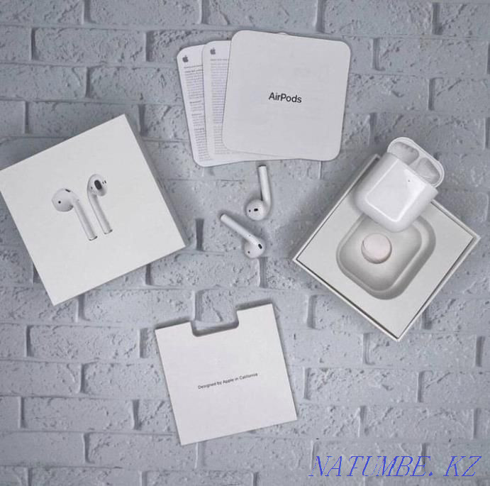 Headphones Airpods 2 Black / +BASS / Shipping Almaty - photo 3
