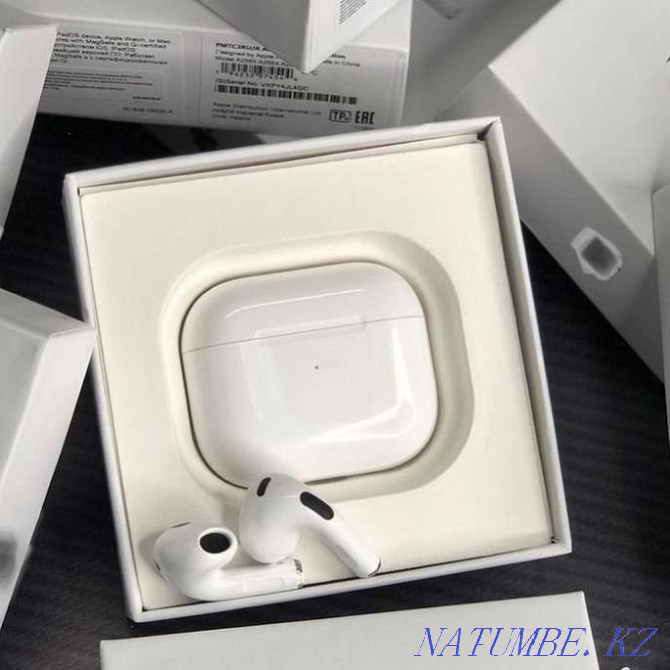 Air Pods 2 Lux 1:1 Бесправадныя / C Празрыстасцю / Рэд Алматы - photo 4