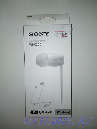 Sony WI-C200 сымсыз құлаққаптар  Атырау - изображение 1