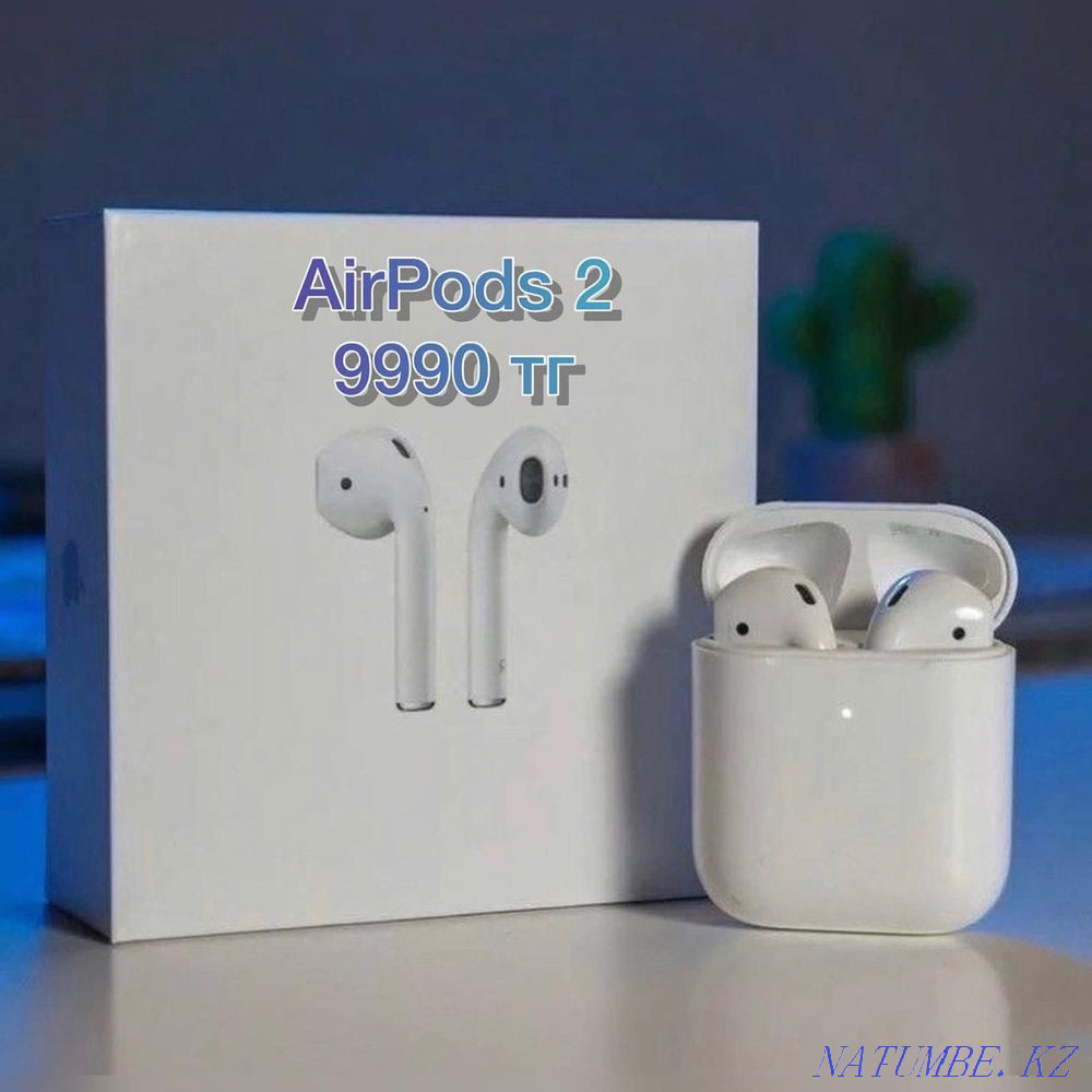 Airpods Premium Quality! Free shipping + case as a gift Astana - photo 1