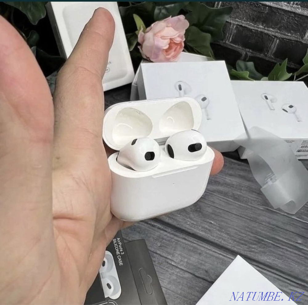 Airpods 3 , Airpods , айрподс 3 Премиум Люкс качество Алматы - изображение 2