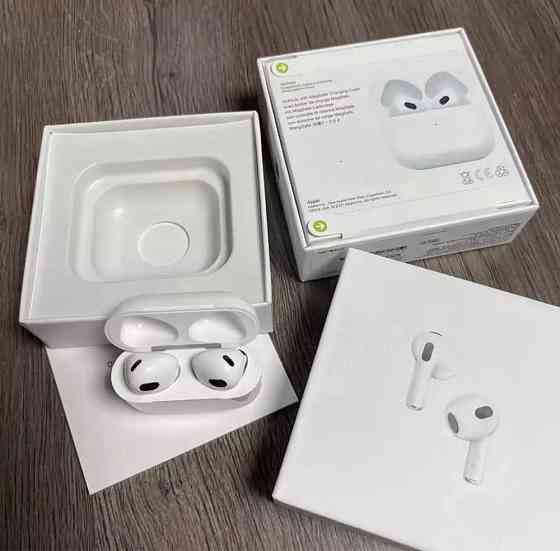 ? AirPods 3 Apple EAC Premium 1 в 1, Лучший подарок! Эйрподс 3  Алматы