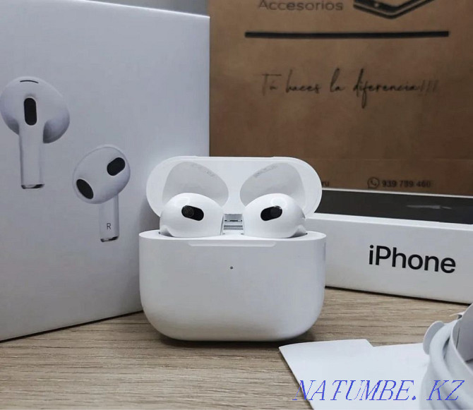 ? AirPods 3 Apple EAC Premium 1 in 1, Best Gift! Airpods 3 Almaty - photo 6
