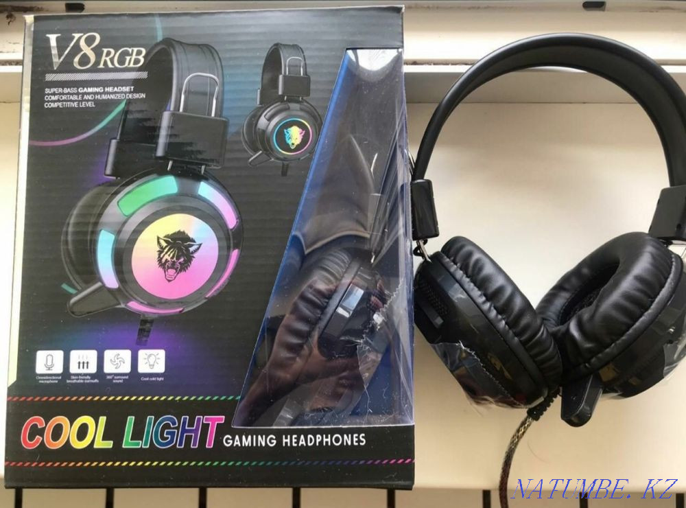 Игровые наушники с микрофоном для игр в Cs Go и т.д! Актобе - изображение 1