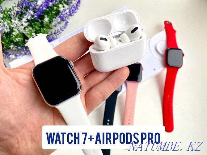 Apple Watch 7+Airpods подарок Астана - изображение 1
