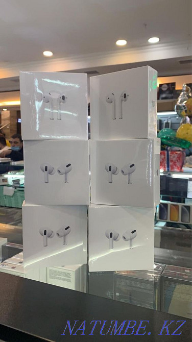 New!!! AirPods Pro ORIGINAL/ Каспи Ред! Доставка Беспроводные наушники Алматы - изображение 2