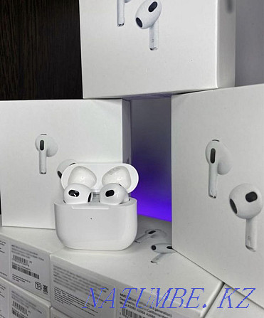 Зніжкі 50% Airpods 3 Супер прэмуем Якасць! Лепшы гук! Алматы - photo 1