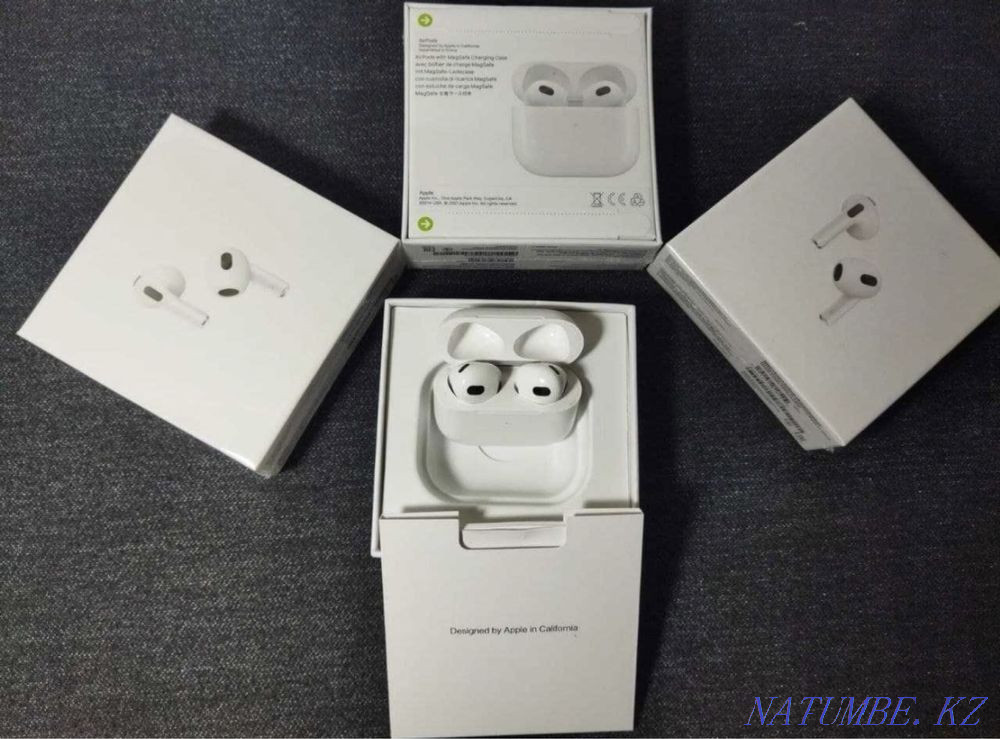 Airpods 3 Super Premium сапасы 50% ЖЕҢІЛДІК! Ең жақсы дыбыс!  Алматы - изображение 7