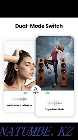 Бесправадныя Слухаўкі Ugreen HiTune Qualcomm, aptX Алматы - photo 3