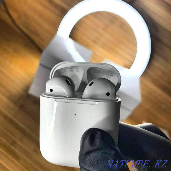 +Подарок! Наушники Apple AirPods 2, Pro Lux Premium Качество Алматы - изображение 2