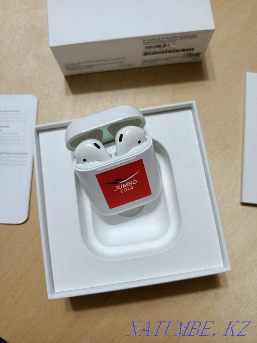 Наушники беспроводные Apple Airpods MV7N2RU/A Белые Актобе - изображение 3