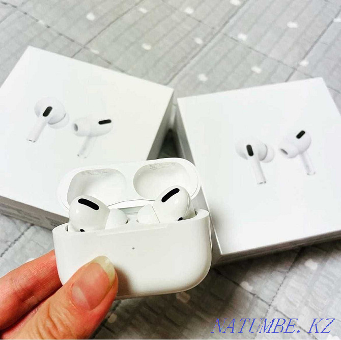 ? EAC Apple AirPods PRO шуды басатын + мөлдірлік ЖАҢА! тамаша  Қарағанды - изображение 8