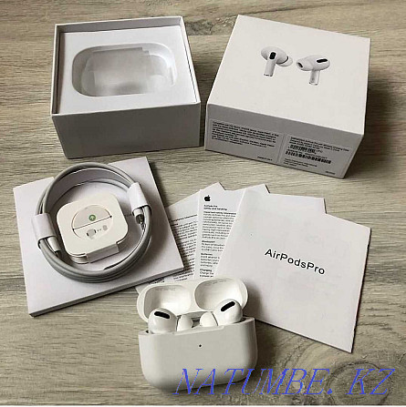 ? EAC Apple AirPods PRO с Шумоподавлением + Прозрачность НОВЫЕ! Super Караганда - изображение 7