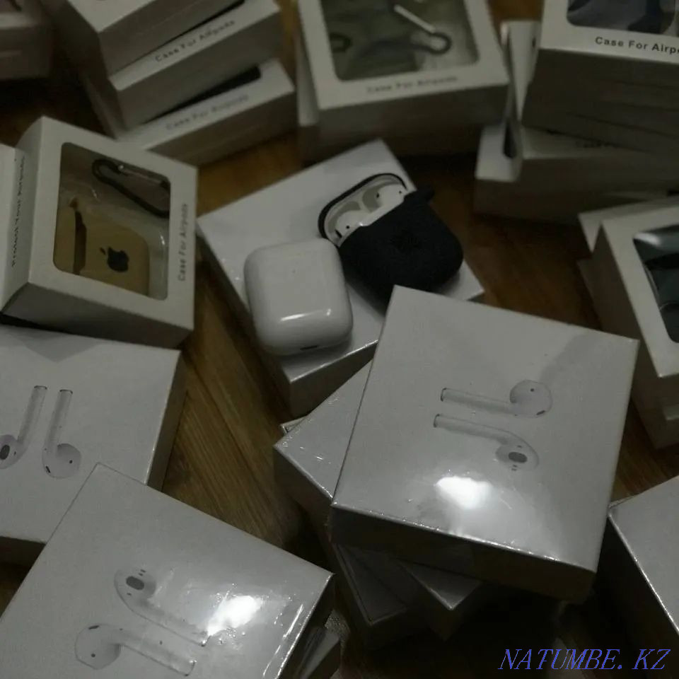 Airpods 2 lux premium качество и низкая цена . Беспроводной наушник!!! Атырау - изображение 4