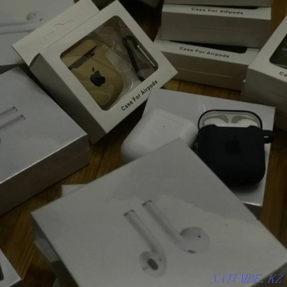 Airpods 2 lux premium качество и низкая цена . Беспроводной наушник!!! Атырау - изображение 3