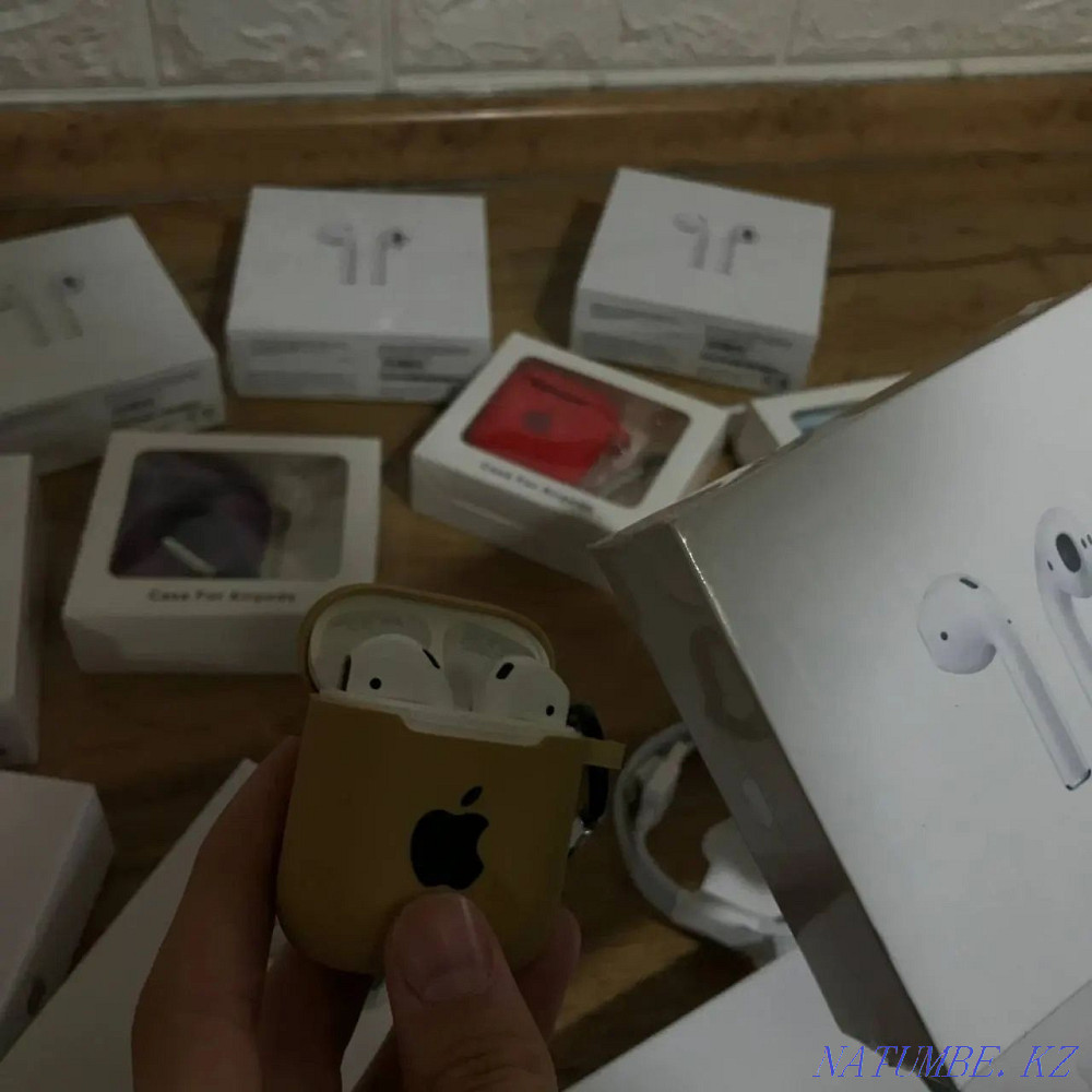Беспроводной наушник Airpods 2 Lux Premium качество и низкая цена ! Атырау - изображение 7