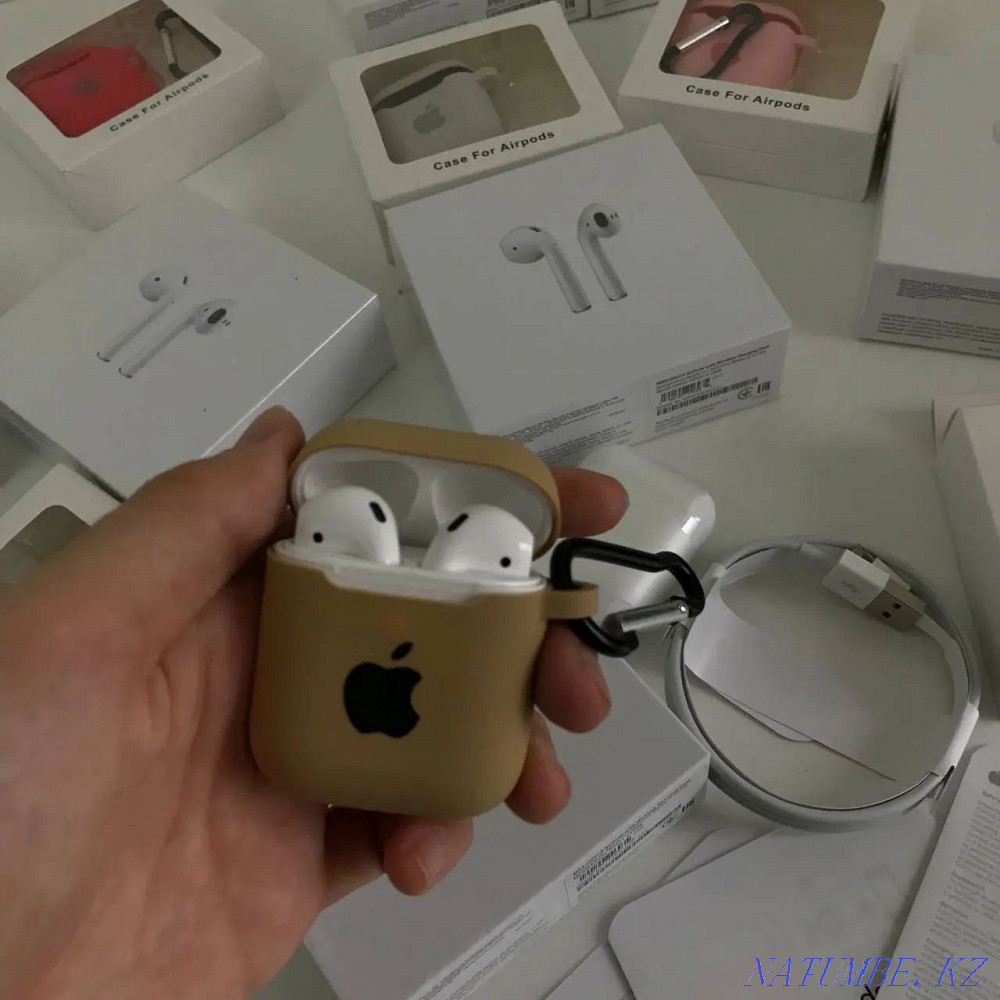 Беспроводной наушник Airpods 2 Lux Premium качество и низкая цена ! Атырау - изображение 5