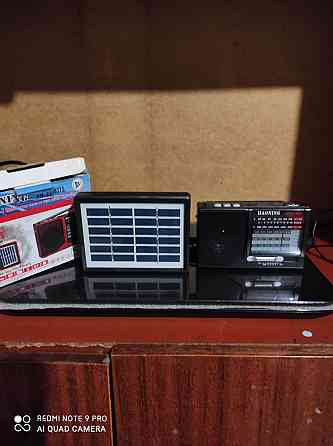 Солнечная батарея с радио  Петропавл