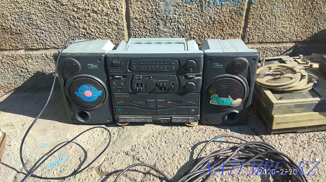 We sell tape recorders, cassettes, and records. Taraz - photo 3