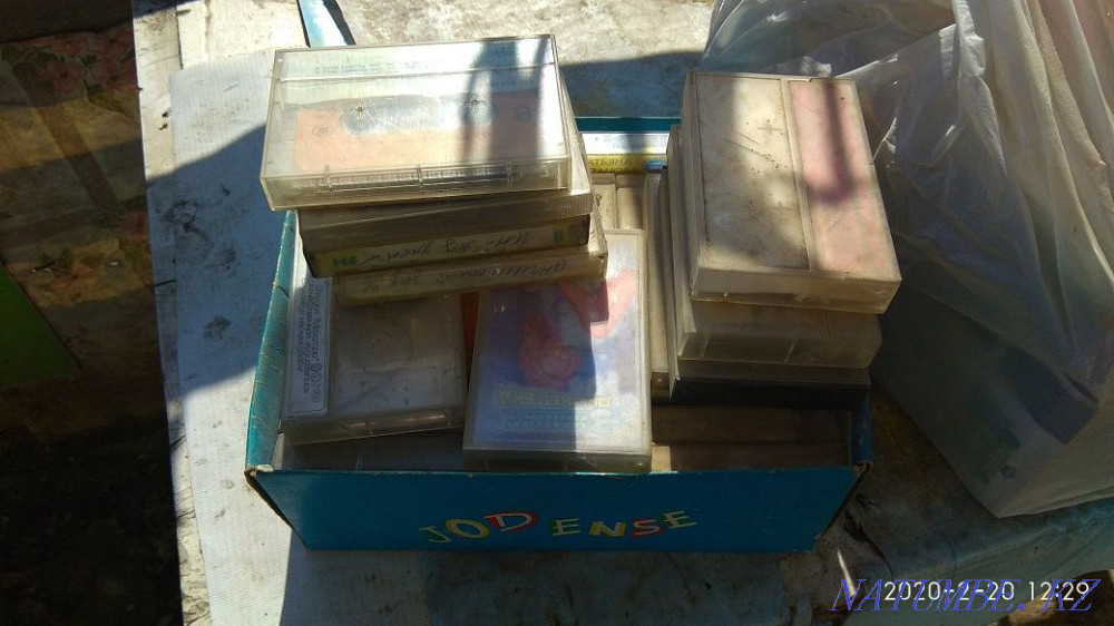 We sell tape recorders, cassettes, and records. Taraz - photo 4
