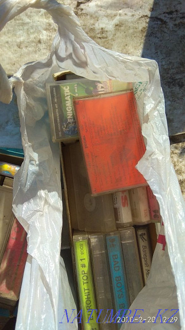 We sell tape recorders, cassettes, and records. Taraz - photo 5