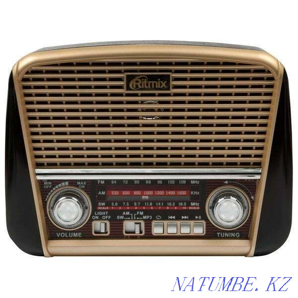 Portable radio receiver RITMIX RPR-050 (USB MP3, AUX, flashlight) Almaty - photo 1