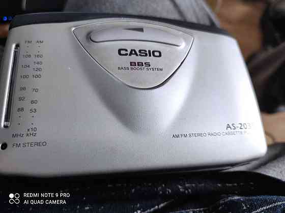 Casio cтерео радио кассеттный плейер  Қарағанды