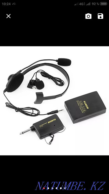 Fm radio lavalier microphone Almaty - photo 1