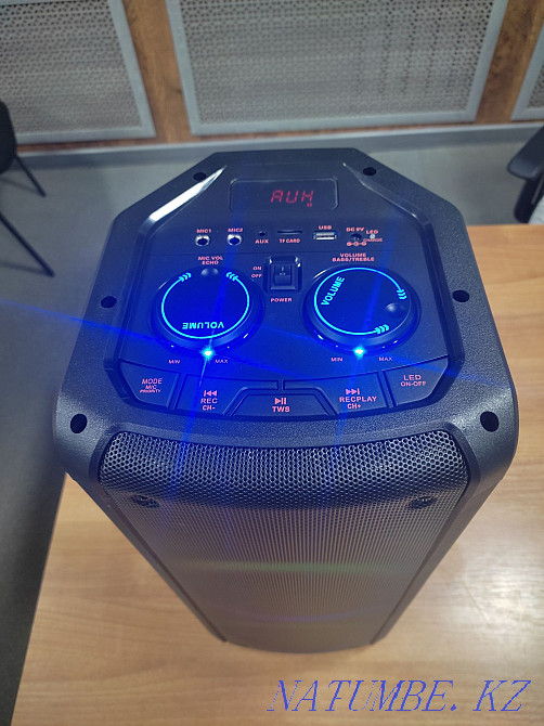 Bluetooth speaker. Stylish and powerful wireless speaker. Kaspi Red. Almaty - photo 3