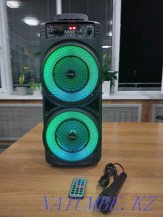Speaker with microphone and remote control Portable speaker Acoustic. Kaspi Almaty - photo 4