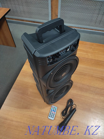 Speaker with microphone and remote control Portable speaker Acoustic. Kaspi Almaty - photo 2