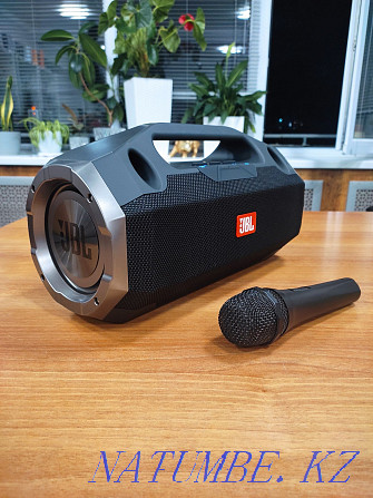 Микрофоны бар JBL динамигі. Су өткізбейтін динамик. Kaspi Red.  Алматы - изображение 1