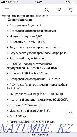 портативная колонка BS-12 Абай - изображение 2