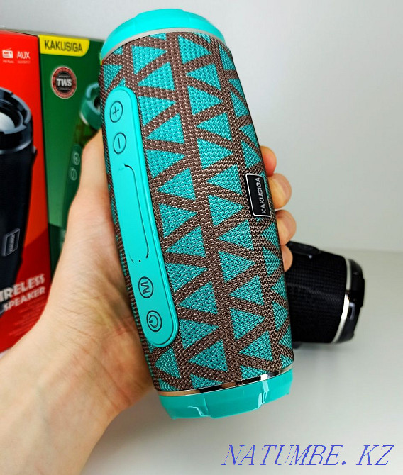 Portable speaker Kakusiga | Bright | Powerful | bluetooth speaker Karagandy - photo 2