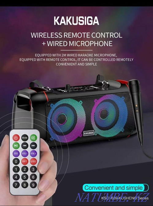 Колонка Портативная колонка Колонка kakusiga Купить колонку Павлодар - изображение 5