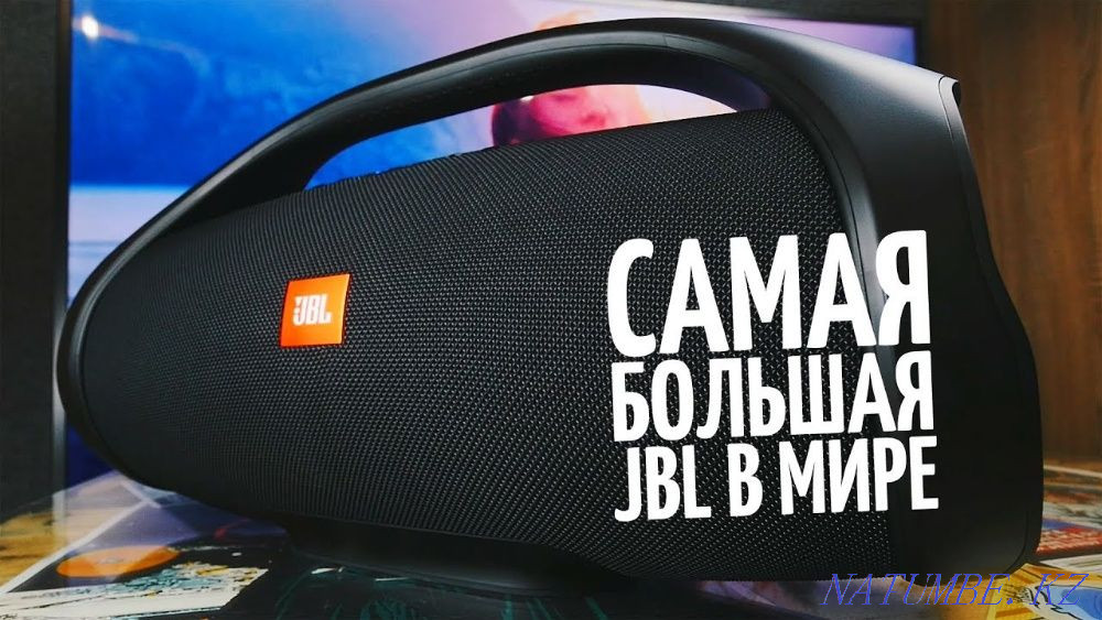 САМАЯ БОЛЬШАЯ/МОЩНАЯ колонка JBL BOOMBOX + бесплатная доставка Алматы - изображение 1
