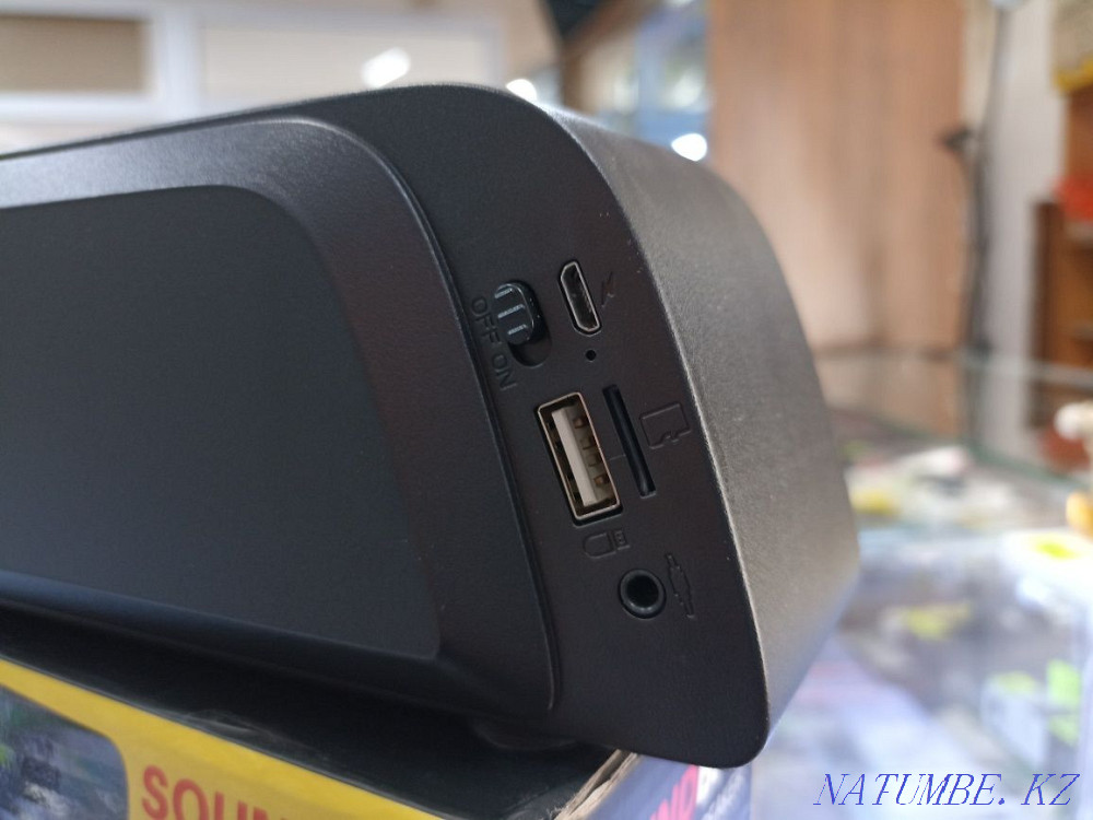 Қатты динамик bluetooth, жоғары сапалы таза дыбыс, Bluetooth, саундбар  Қарағанды - изображение 4