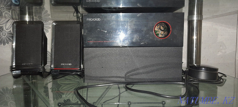Меняю саабвуфер микролаб М200 на планшет. Продам. Торг. Муткенова - изображение 1