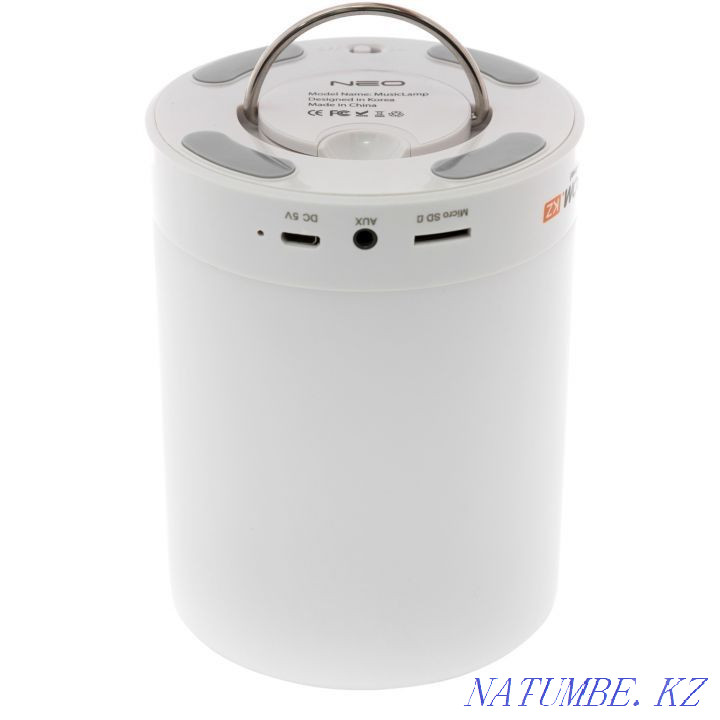 Bluetooth speaker NEO with built-in lamp, White(M12007) Urochishche Talgarbaytuma - photo 1