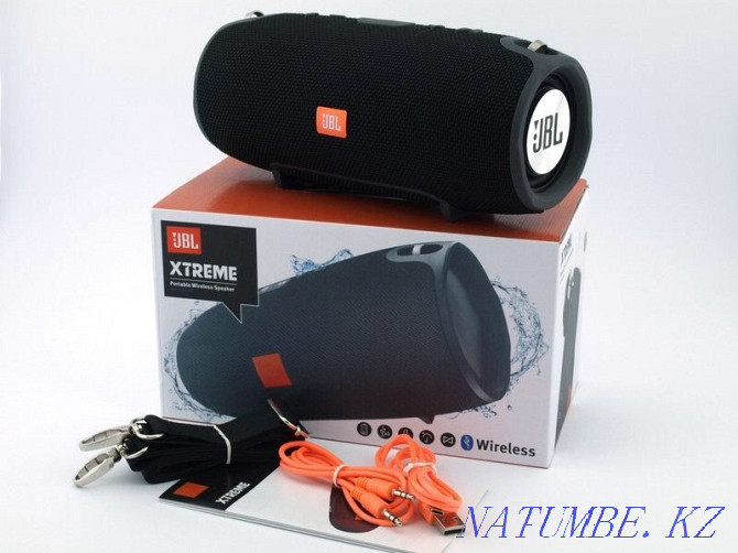 HEADPHONES + Speaker JBL Extreme mini (MEDIUM) with strap + shipping Almaty - photo 2