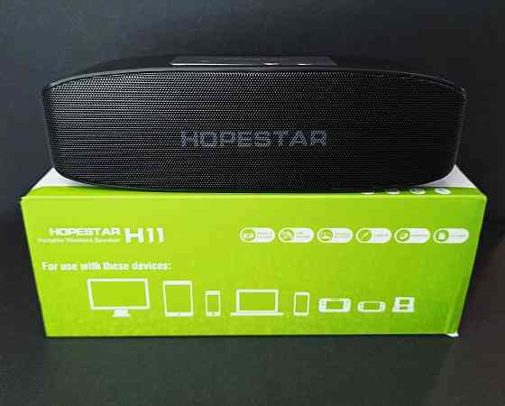 Компактная Мощная блютуз колонка Hopestar H11 | Bluetooth колонка  Қарағанды