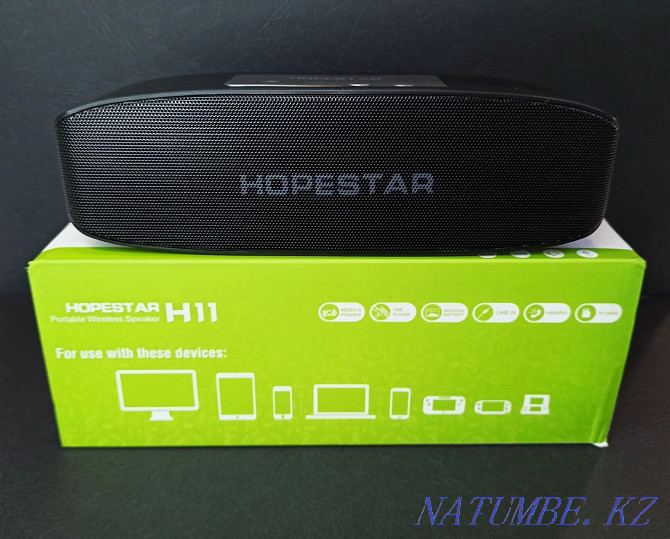 Компактная Мощная блютуз колонка Hopestar H11 | Bluetooth колонка Караганда - изображение 2