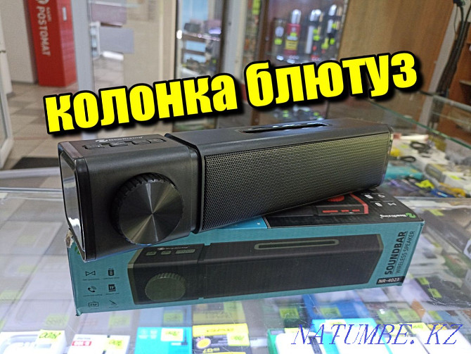 Wireless portable Bluetooth speaker, New Rixing NR-4023, bluetooth Karagandy - photo 1