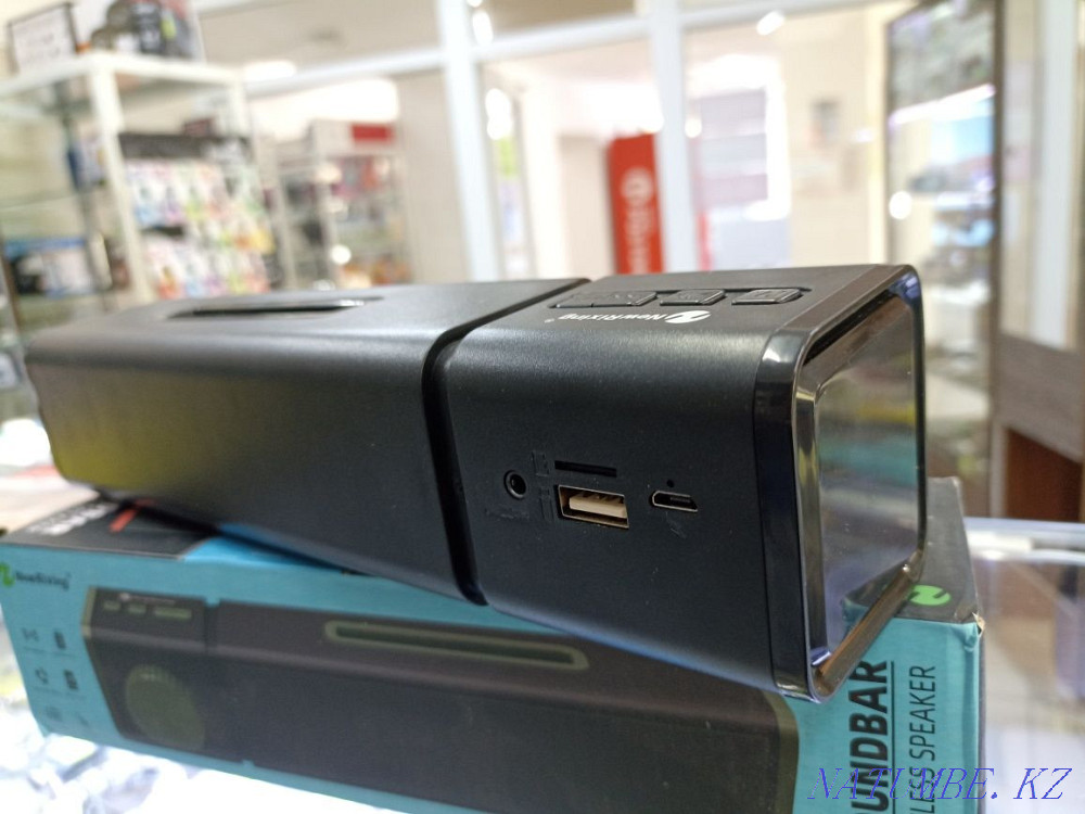 Wireless portable Bluetooth speaker, New Rixing NR-4023, bluetooth Karagandy - photo 3