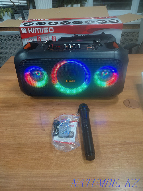 Acoustic system Kimiso. Portable column. Portable speaker Almaty - photo 2
