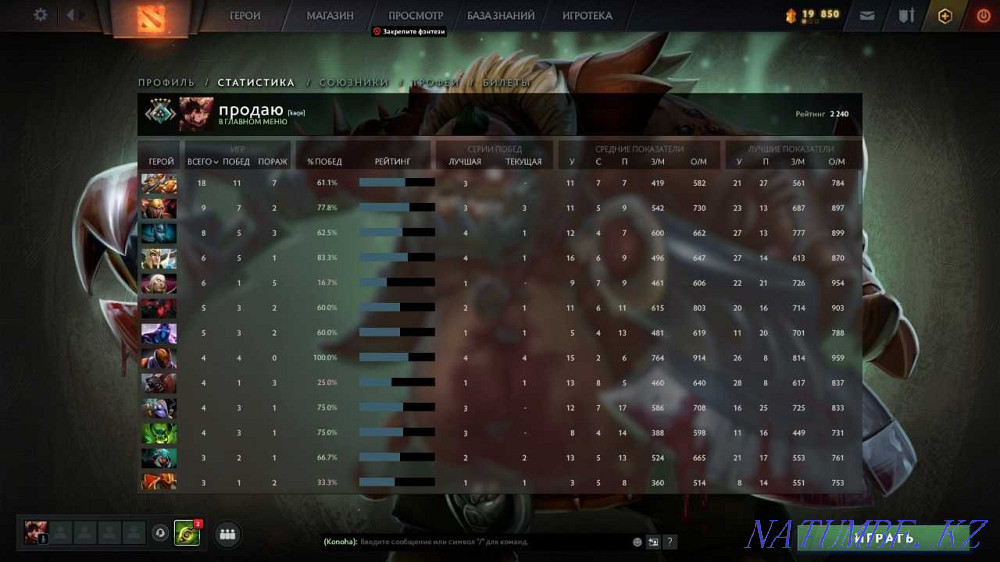 Dota 2 account. 2250 pts. Almaty - photo 2