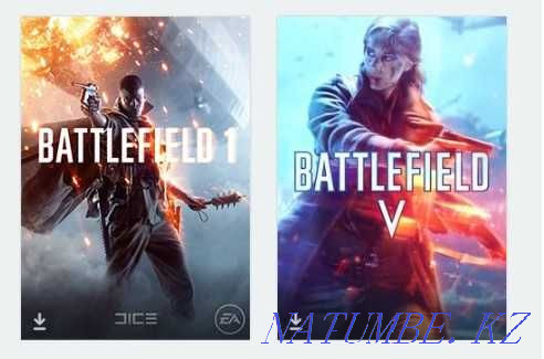 Battlefield-1 and Battlefield-V game for PC Astana - photo 1