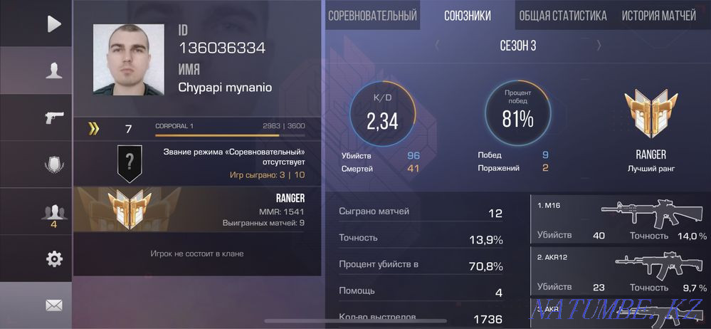 Sell account (twink) Kostanay - photo 1