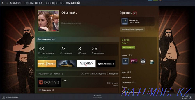 Steam тіркелгісін сату, 43 ойын, профильді тексеріңіз  Алматы - изображение 1